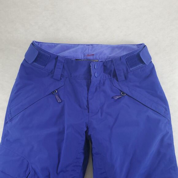 XS The North Face Women's Fourbarrel Insulated Pant Ski Snowboard Blue Low Rise - Picture 5 of 14